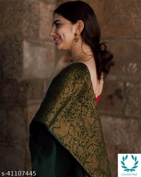 Myra Attractive Sarees - Saree Length-5.5m Blouse Length 0.8m, Saree And Blouse Fabric : Jacquard, pack of :1